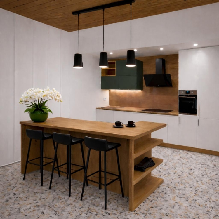 CUCINA  CON BANCONE SNACK 