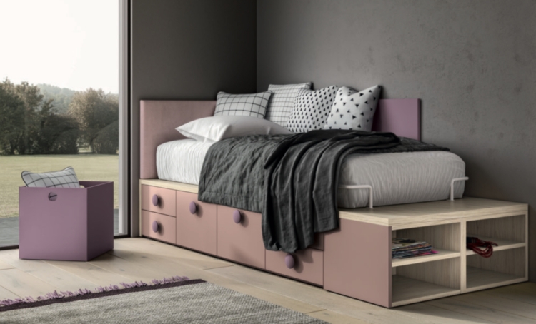 Letto 120x200 polifunzionale con cassett 