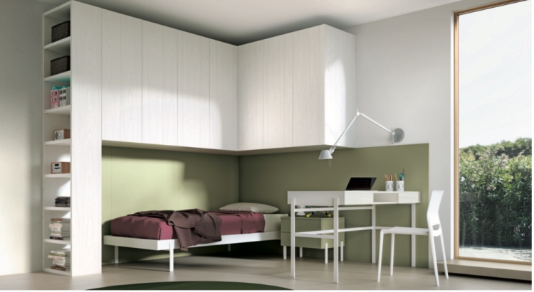 Ponte sospeso ad angolo -camera ragazzi