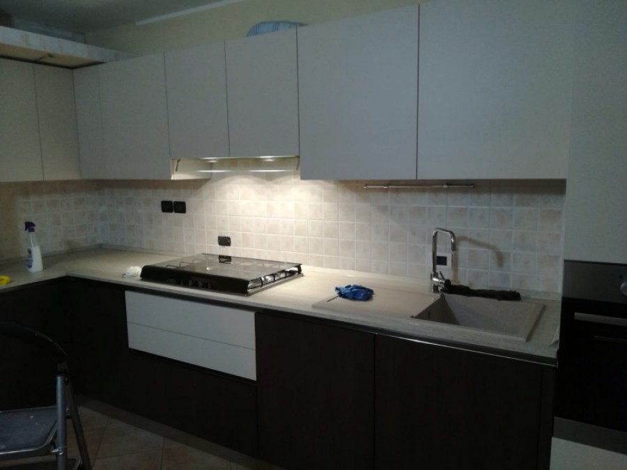 Cucina montata a Sorbolo... molto carina  ...mobili produzione ilma di parma
