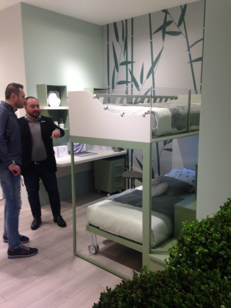 Nuovo letto a castello, novita' salone del mobile