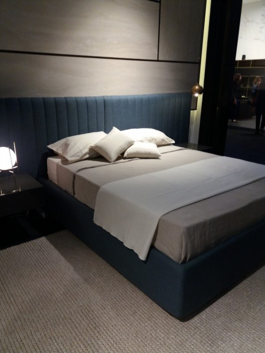 LETTO IMBOTTITO NOVITA' DEL SALONE DEL MOBILE 2018 ILMA MOBILI PARMA, PIACENZA E CREMONA