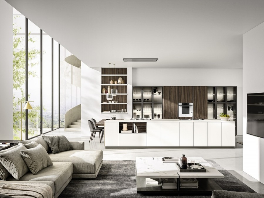 CUCINA MODERNA LINEARE PARMA PIACENZA CREMONA
