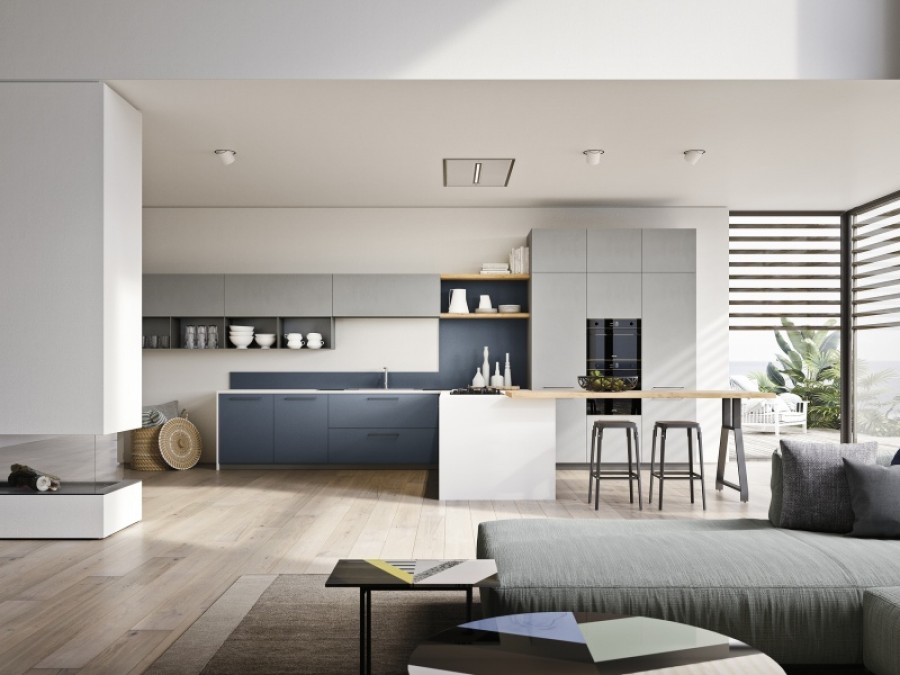 CUCINA MODERNA CON PENISOLA