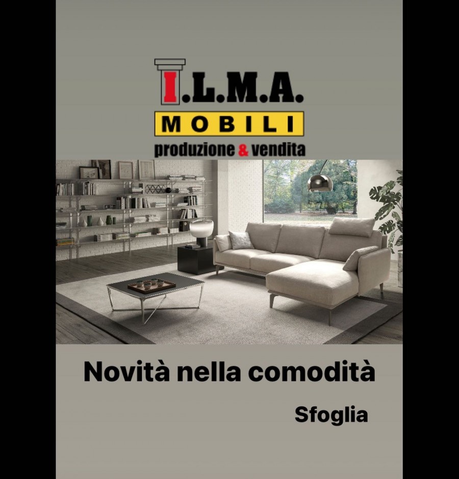 Fantastici divani della nuova collezione tessuto e pelle - mobili produzione ilma