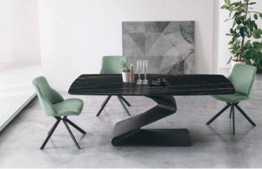 Tavolo ceramica a botte 